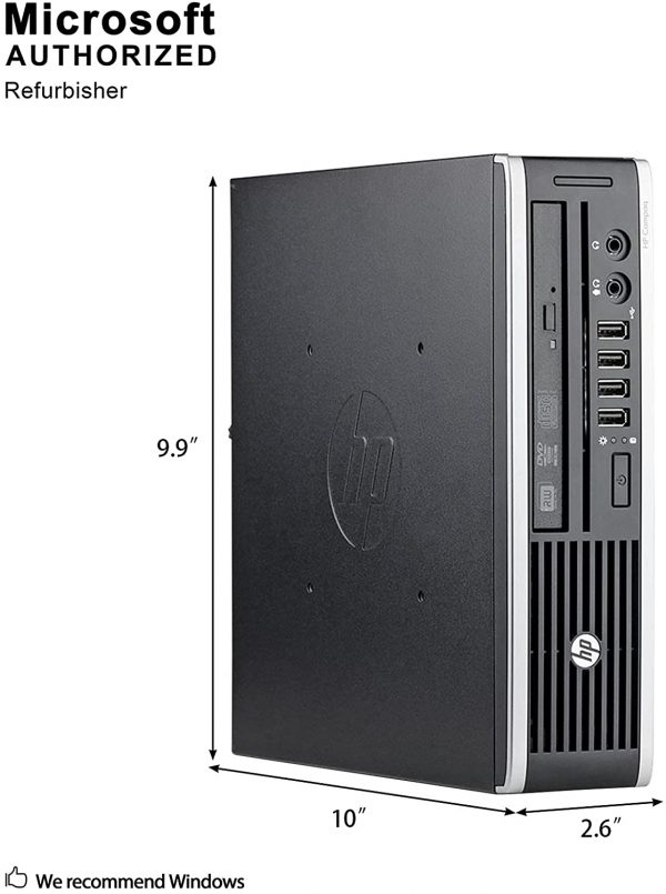 HP Elite 8300 Ultra Small Slim Business Computer PC, 8GB RAM, 120GB SSD, Wi-Fi, Windows 10 Professional (Renewed) - Image 5