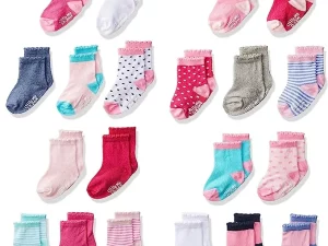 20-Pack Newborn Baby Infant & Toddler Girls Socks