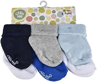 Baby Boys 6 Pack Boy Socks