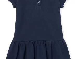 Baby Girls and Toddler Short Sleeve Pique Polo Dress