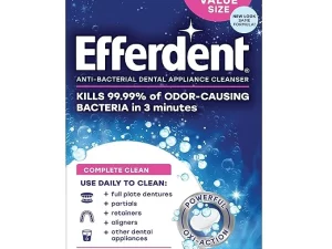 Efferdent Retainer Cleaning Tablets