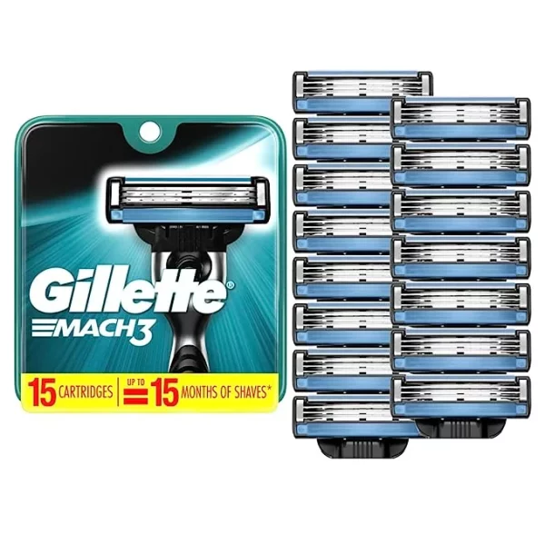 Gillette Mach3 Mens Razor Blade Refills