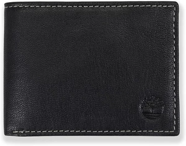 Men's Leather RFID Blocking Passcase Security Wallet