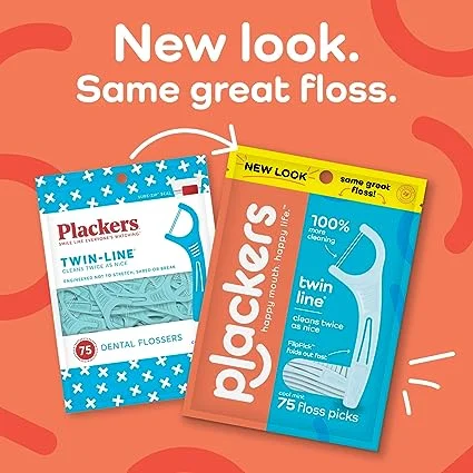 Plackers Twin-Line Dental Flossers