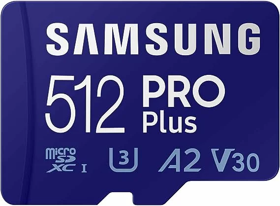 SAMSUNG PRO microSD Memory Card 512GB Adapter
