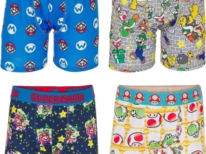 Super Mario Underwear and Boxer Briefs